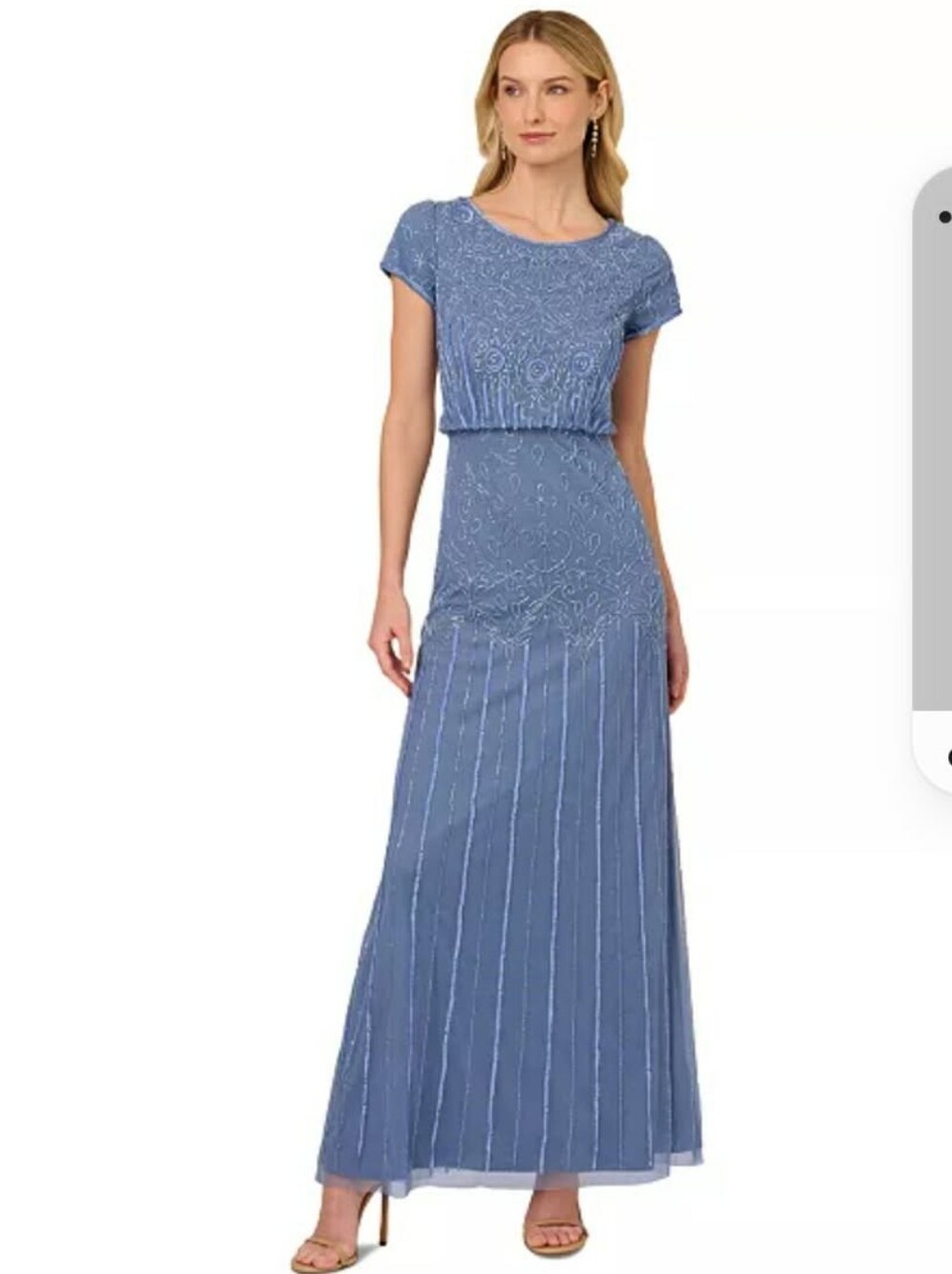 Adrian Pappell Beaded Mother Of The Bride Gown